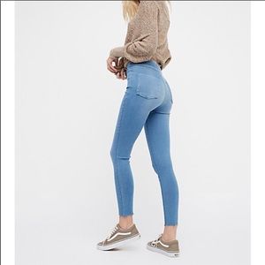 Free People Easy Goes It Denim Legging
